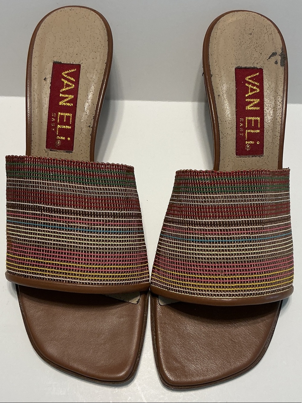 VANELi Multicolor Slides Earthtones. Sz 10